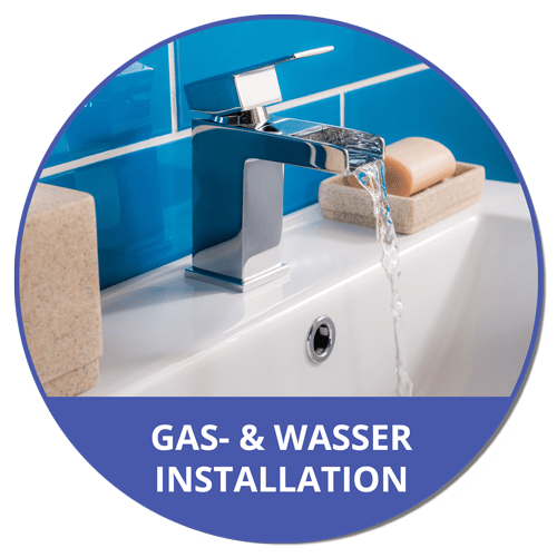Installation Gas und Wasser